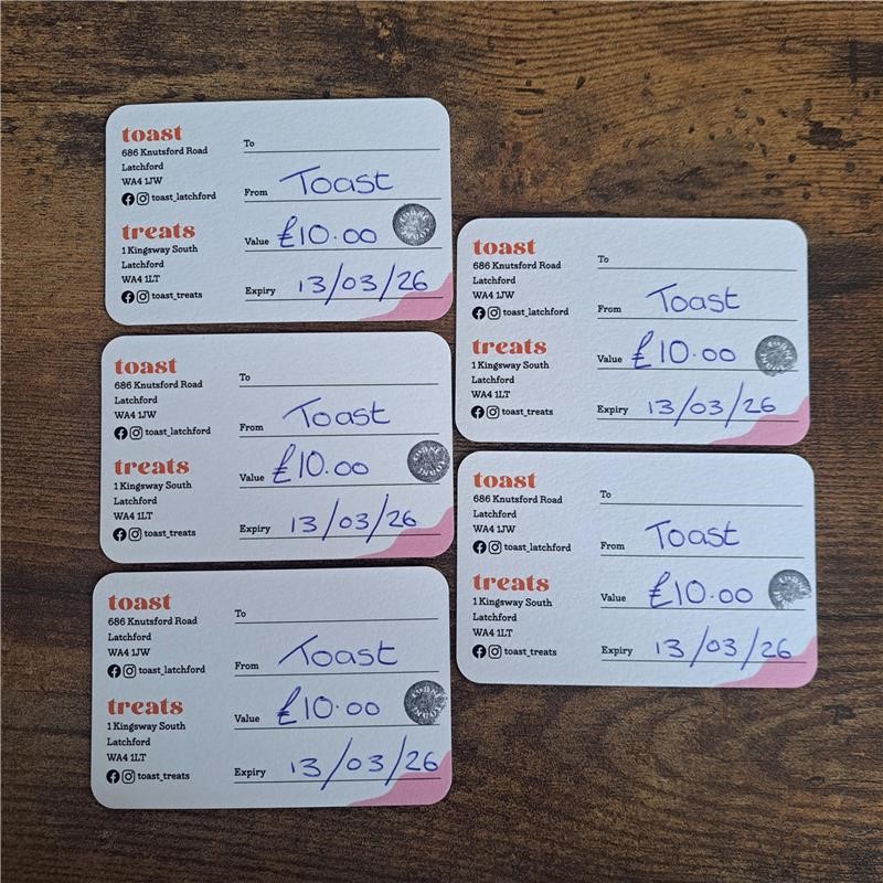 Toast Cafe £50 voucher